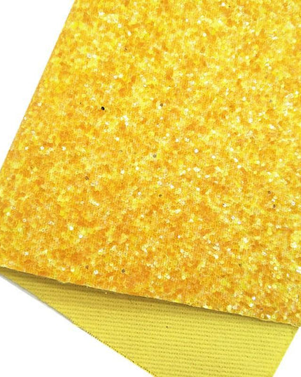 Dazzling Yellow Leopard Print Suede Crafting Sheets - A Must-Have for Creative Projects