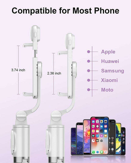 Versatile Wireless Tripod Selfie Stick with Bluetooth Remote, 360° Rotation, and Built-in Fill Light - Compatible with Android & iOS