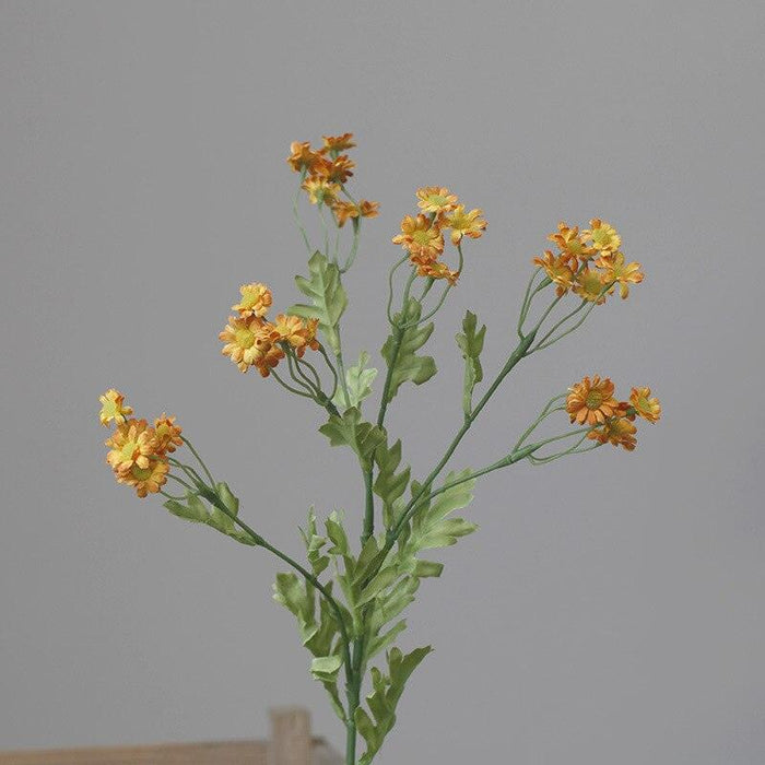 Chamomile Daisy Silk Flower Branch with 30 Heads