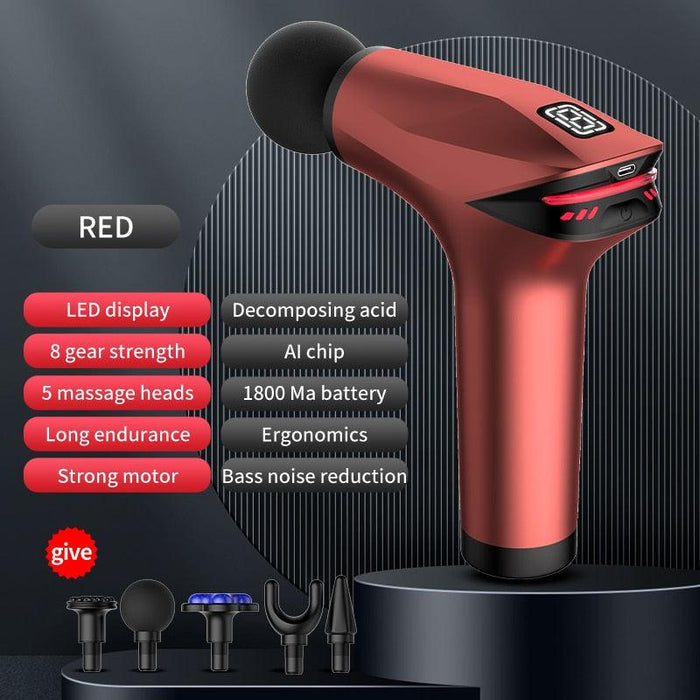 Deep Tissue Percussion Massage Gun Recovery and Relieve Muscle Pain Silence Handheld Relaxation Electric Massager