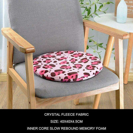 Feline Fantasy Memory Foam Seat Cushion - Charming Comfort for Every Space