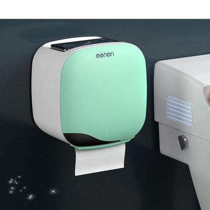 Botanica Luxe Waterproof Toilet Paper Holder with Stylish Storage Shelf