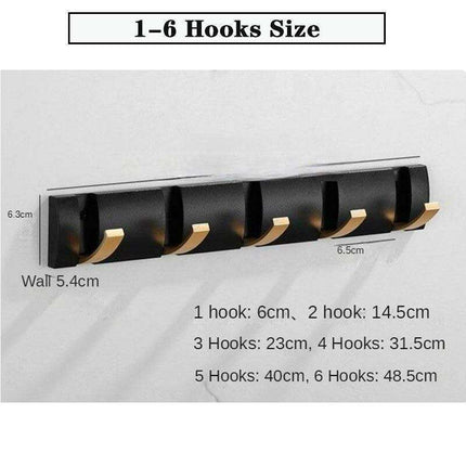 Compact and Stylish Towel Hook Organizer for Enhanced Home Storage