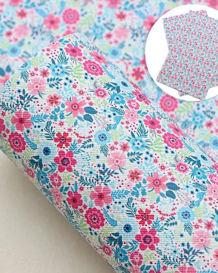 Blooming Inspiration Synthetic Leather - Unleash Your Creative Vision