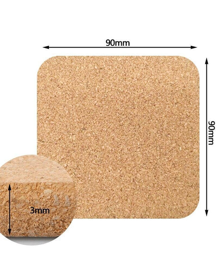 Sustainable Chic Cork Coasters: Elegant Protectors for Your Surfaces