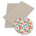 Charming Floral Synthetic Leather Craft Sheets - Essential for Creatives