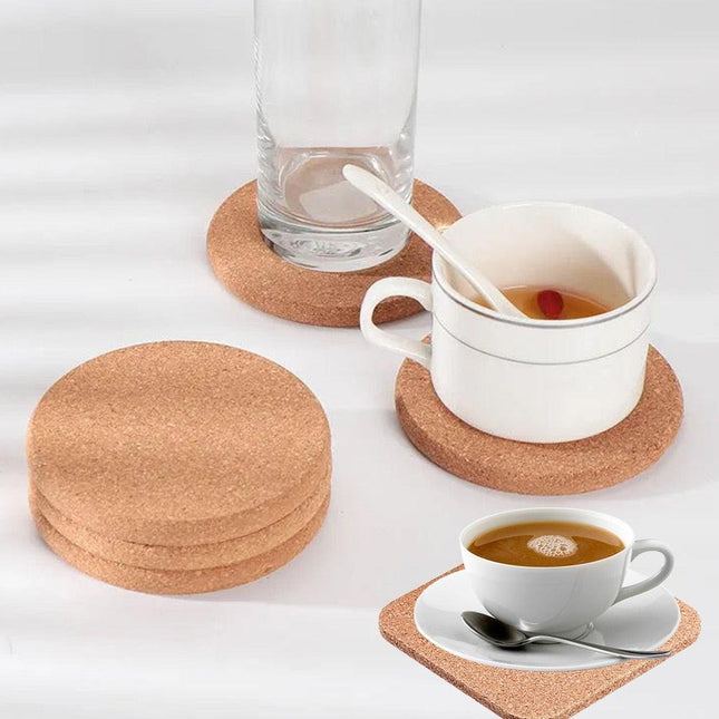 Sustainable Chic Cork Coasters: Elegant Protectors for Your Surfaces