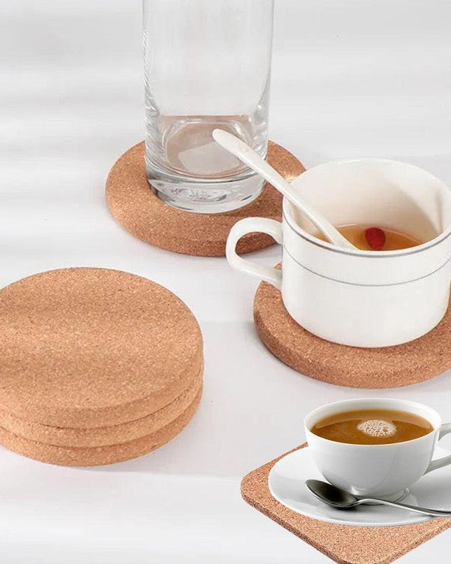 Sustainable Chic Cork Coasters: Elegant Protectors for Your Surfaces