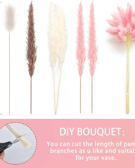 Enchanting Dried Flower Bouquet for Bohemian Wedding Decoration