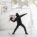 Banksy Graffiti Pop Art Sculpture - Contemporary Artwork for Home Decor & Gifting