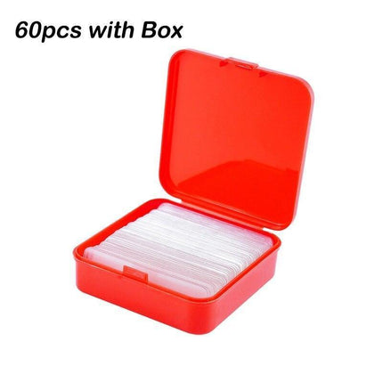 NanoGrip Waterproof Adhesive Tape Collection - 60-Piece Set for Effortless Stick-on Solutions