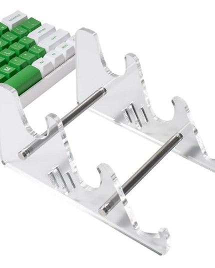 Sleek Customizable Acrylic Keyboard Organizer - Modern Storage Solution for Mechanical Keyboards