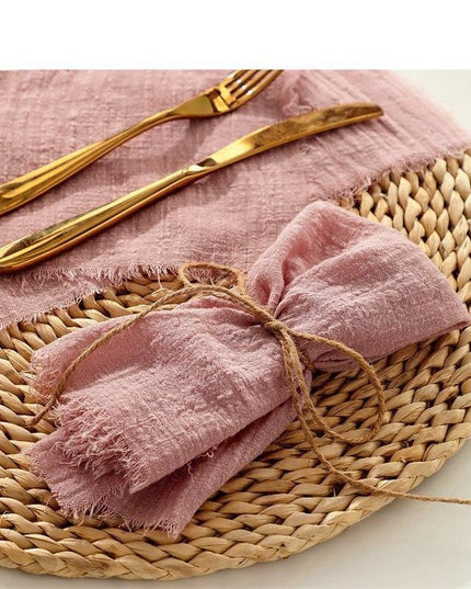 Elegant Holiday Linen Blend Napkins - 50 Pack for Festive Gatherings