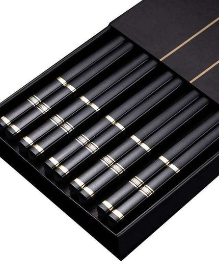 Colorful Premium Non-Slip Chopsticks Set: 5 Pairs for an Authentic Japanese Dining Experience