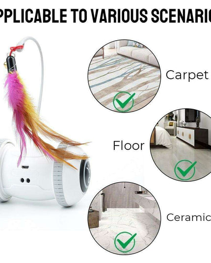 Smart LED Cat Toy: Interactive Automatic Play for Engaging Feline Fun