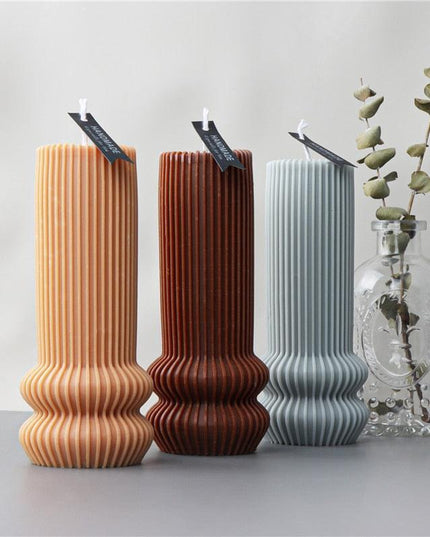 Chic Striped Geometry Silicone Mold for Elegant Crafting