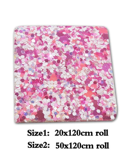 Sparkling Sequin Fabric Roll for Eye-Catching DIY Creations and Accessories