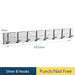 Modern Electroplated Aluminum Wall Hook Set - Elegant Storage Solution