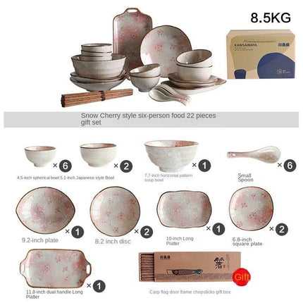 Nordic Chic Dining Set: Elegant Snack Plates and Kitchen Essentials