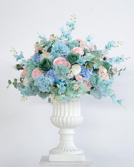 Charming Silk Floral Sphere with Roses and Hydrangeas - Perfect for Special Events and Celebrations