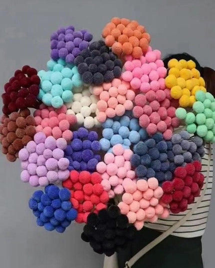 Elegant Golden Ball Dried Flower Set - 20pcs for Home and Wedding Decoration