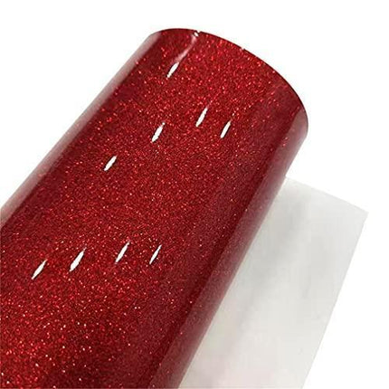 Glamorous Sparkle PU Faux Leather Craft Sheet with Mirror Finish