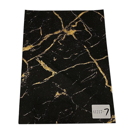 Marble Effect Self-Adhesive Faux Leather Crafting Sheets - Must-Have for Creative Transformations
