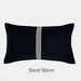 Dual-Pattern Geometric Pillow Sham