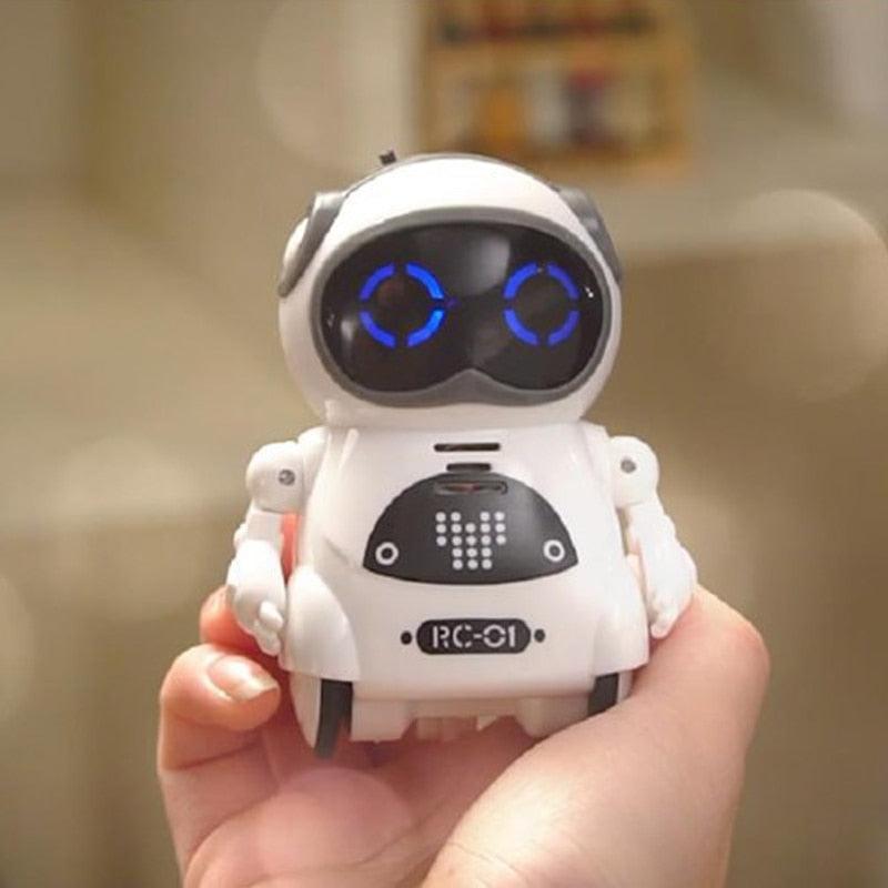 Charming Multilingual Mini Robot Buddy with Interactive Features