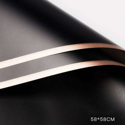 Luxurious Gold Rose Blossom Tissue Paper Set - 20 Sheets (58x58cm)