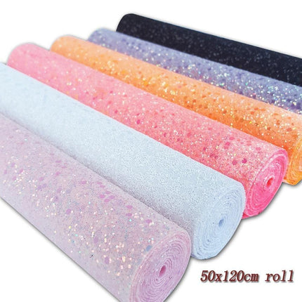 Luminous Faux Leather Crafting Material for Chic Handmade Bags & Accessories