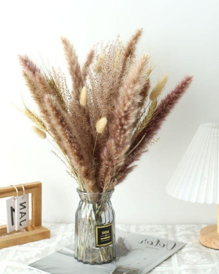 Elegant Dried Pampas Grass Bouquet - Timeless Natural Floral Arrangement for Home and Celebrations