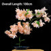 100CM Cherry Blossom Silk Artificial Flowers - Elegant Floral Decoration for Home and Special Occasions