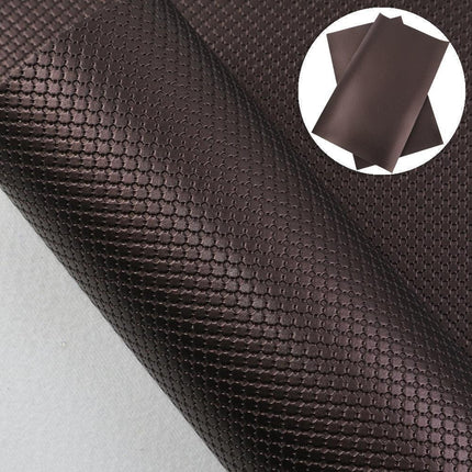 Argyle Patterned Faux Leather Craft Sheet - Perfect for DIY Projects, 20*33cm