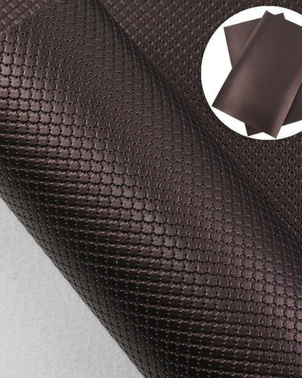 Argyle Patterned Faux Leather Craft Sheet - Perfect for DIY Projects, 20*33cm