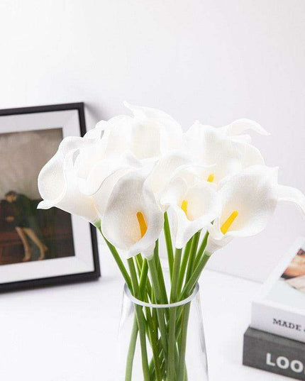 Lifelike Premium PU Calla Lily Artificial Flowers for Sophisticated Home Decor