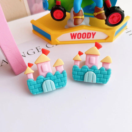 Enchanted Castle Wand Resin Craft Charm Set