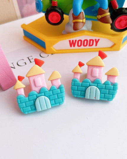 Enchanted Castle Wand Resin Craft Charm Set