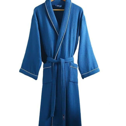 Serene Comfort: Exquisite Yukata-Inspired Winter Cotton Bathrobe for Ultimate Relaxation