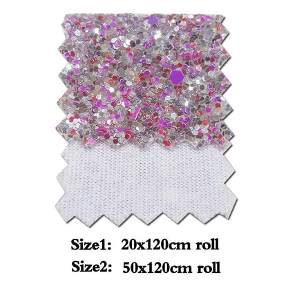 Sparkling Chunky Glitter Fabric Roll - Create a Crafting Fantasy