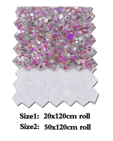Sparkling Chunky Glitter Fabric Roll - Create a Crafting Fantasy