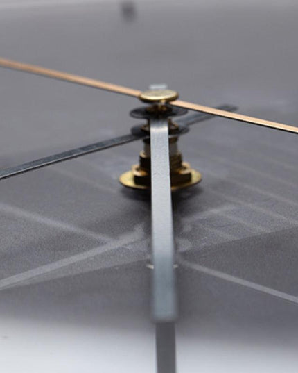 Elegant Botanical 3D Acrylic Wall Clock with Metal Hands - A Timeless Addition to Any Decor