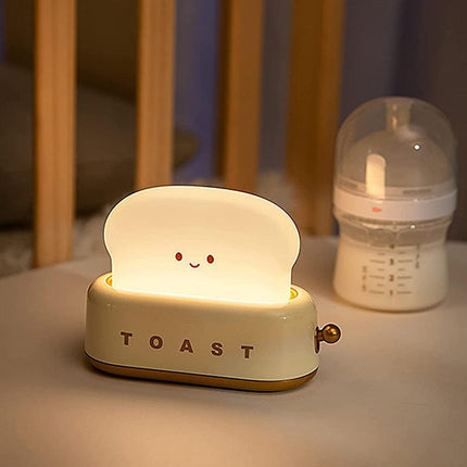 Versatile USB Rechargeable Night Light with Adjustable Brightness and Timer Function - Soft Warm Glow for Serene Atmosphere