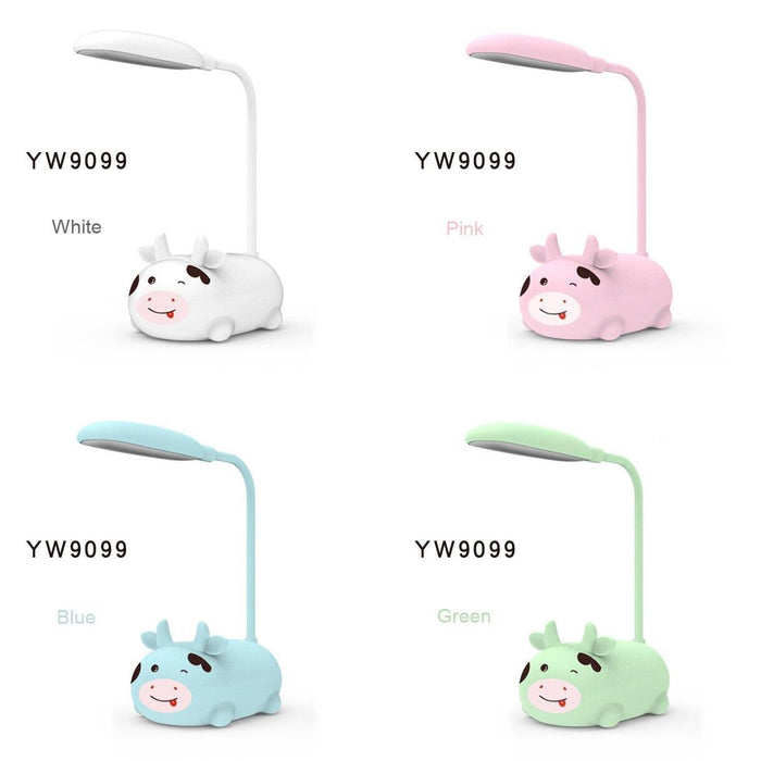 Whimsical LED Cartoon Desk Lamp: Personalized Charging Gift for a Creative Workspace