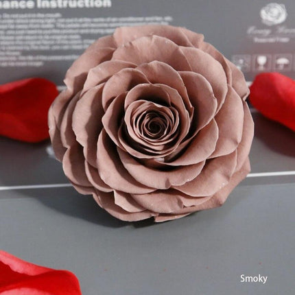 Timeless Grace: Luxurious Preserved Rose Head for Lasting Splendor