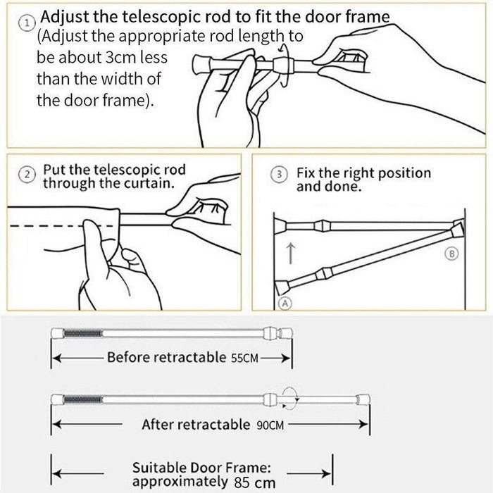 Japanese Polyester Door Curtain with Sophisticated Design