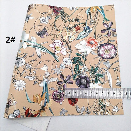 Leopard Print Glitter Lace Faux Leather Craft Sheets - Ultimate DIY Creations Kit