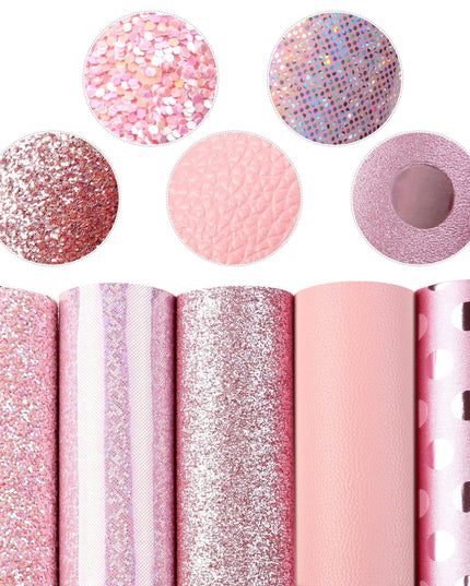 Dazzling DIY Glitter Craft Collection - 5 Sparkling Sheets