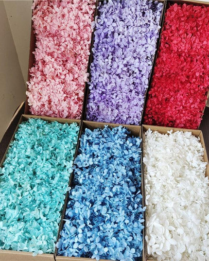 Eternal Charm Hydrangea Tower Arrangement - A Floral Elegance for All Occasions