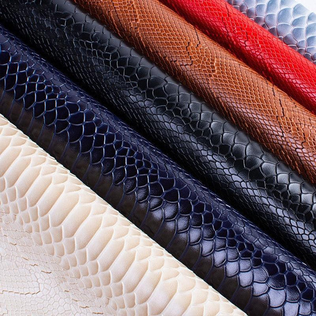 Serpent-Themed Faux Leather Bag Craft Kit - Essential DIY Supplies